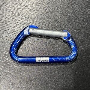 Vintage Buell Blue Metal Carabiner Clip